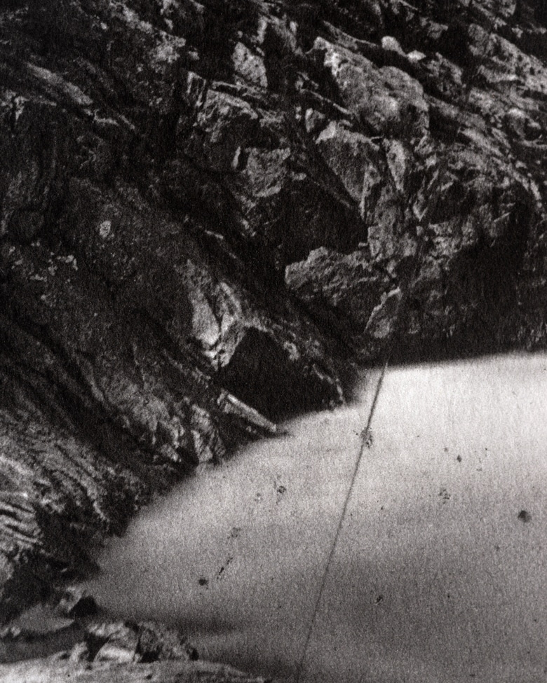 blackprint_edition_karo01-004G blackprint edition - karo edition Nr.04, antique stereoview photography on glass of Ferrier & Soulier, Devil's Bridge / Teufelsbrücke - Gotthard in Switzerland 1864