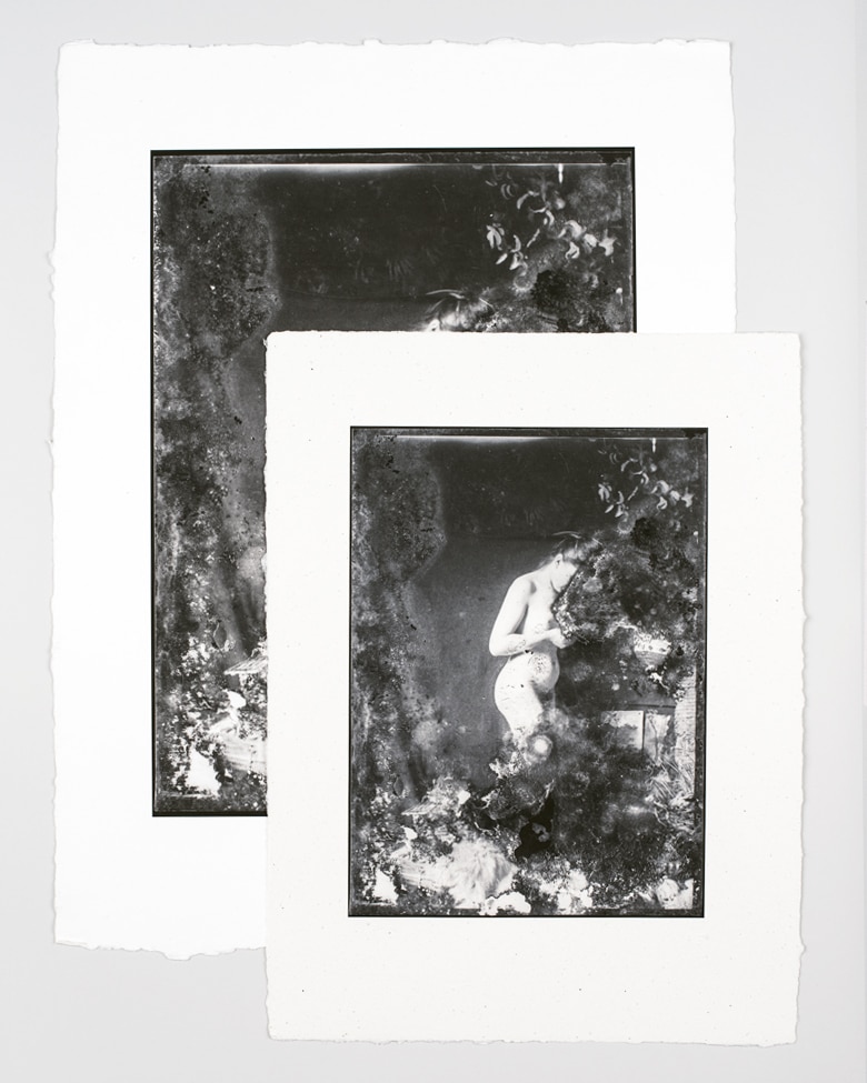blackprint edition limited blackprint edition - limited edition nude antique photography double black and white monochrome art print