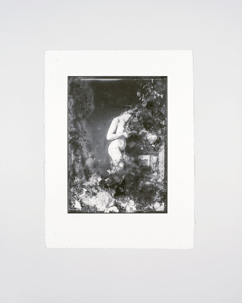 blackprint edition - limited edition nude antique photography black and white art print on handmade paper