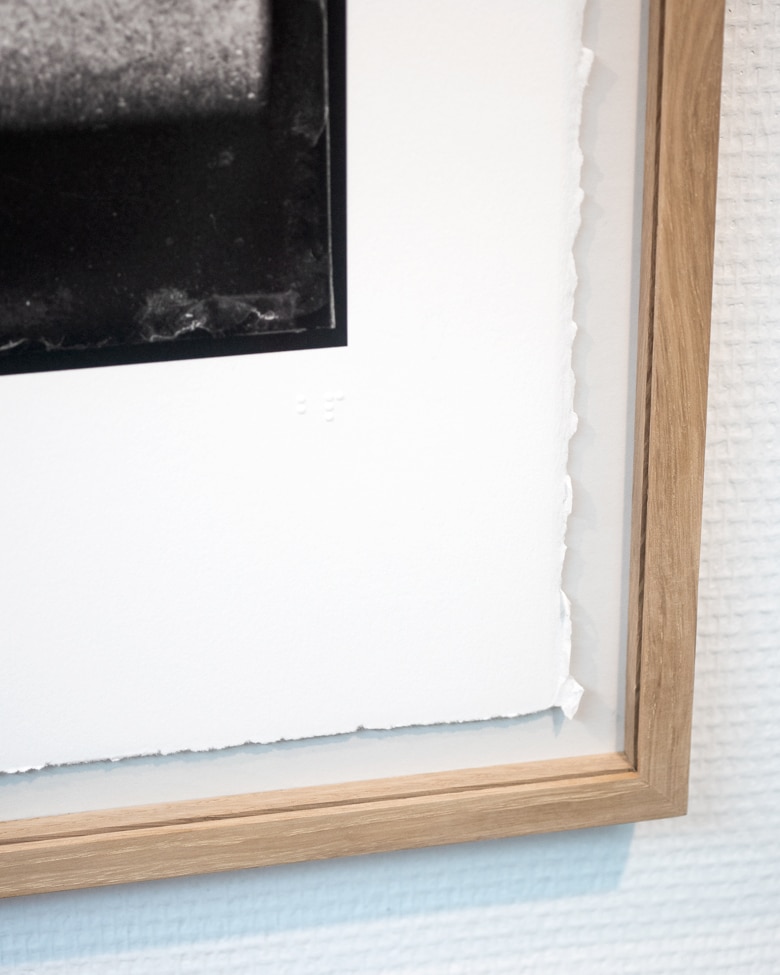 blackprint_edition_balloon_56x76-001C blackprint edition - Limited edition of an original antique negative on glass of a hot air balloon circa 1900 detail frame