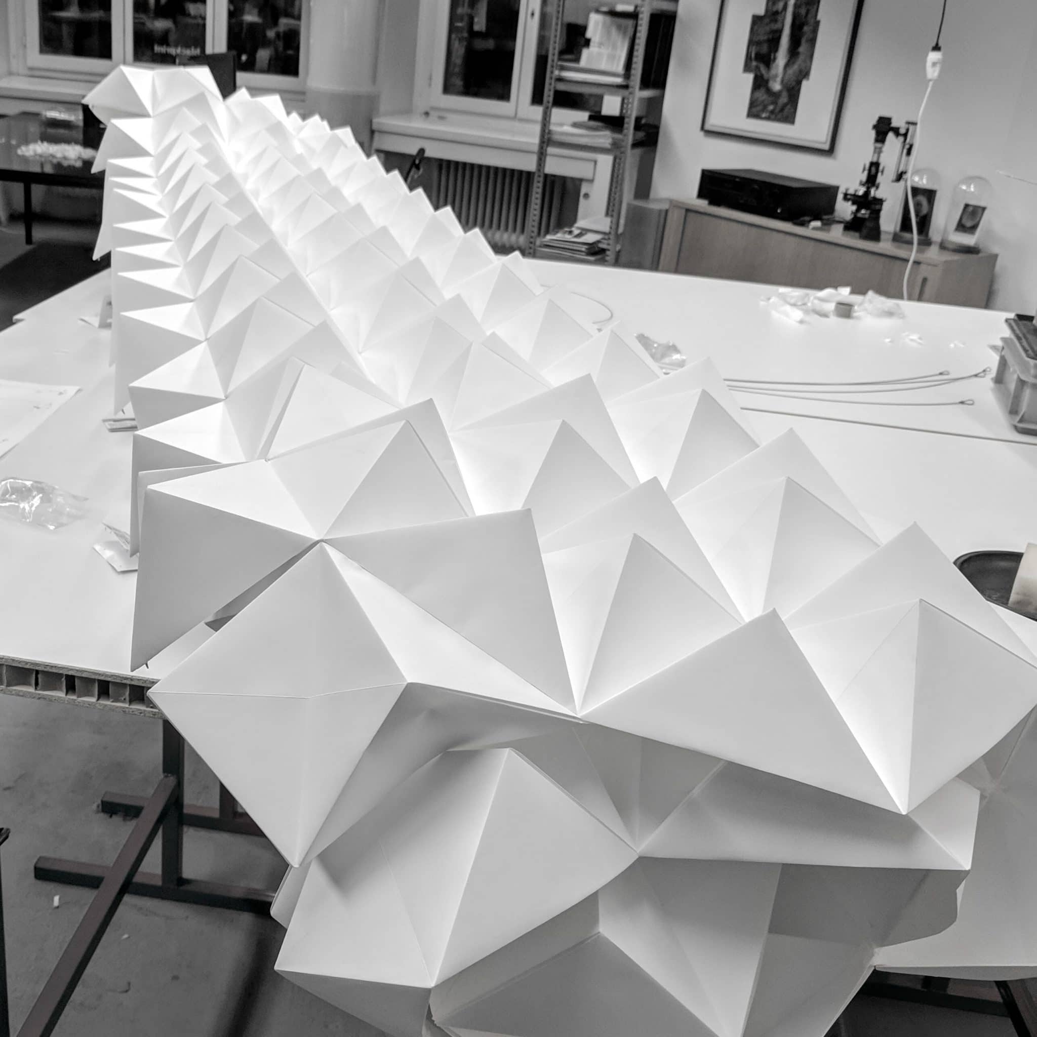 blackprint origami montage