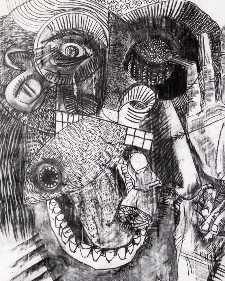 Artist Edition Feat wonow, made with the best monochrome printing process: piezography pro on Washi Awagami Editioning Paper. From an original charcoal drawing by the artist WONOW. Signed and Numbered.