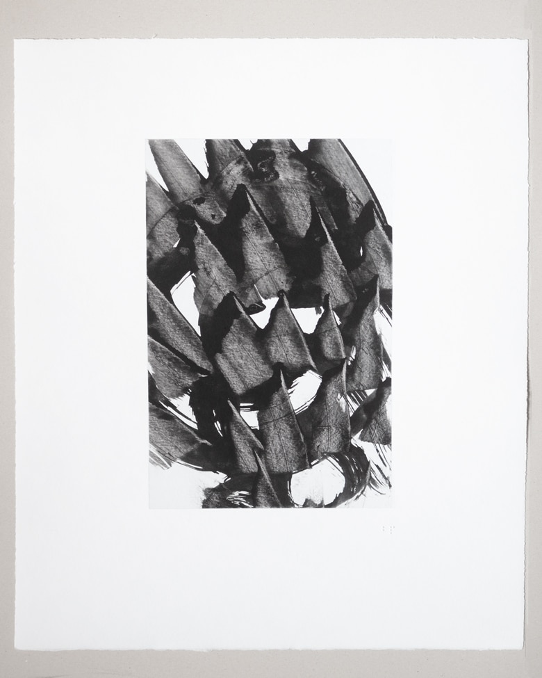 blackprint_edition_artist-wonow-untitled_02_001B blackprint edition. black and white monochrome print on Washi Awagami Hakuho, from an original Chinese ink drawing by the artist WONOW. Signed and Numbered.