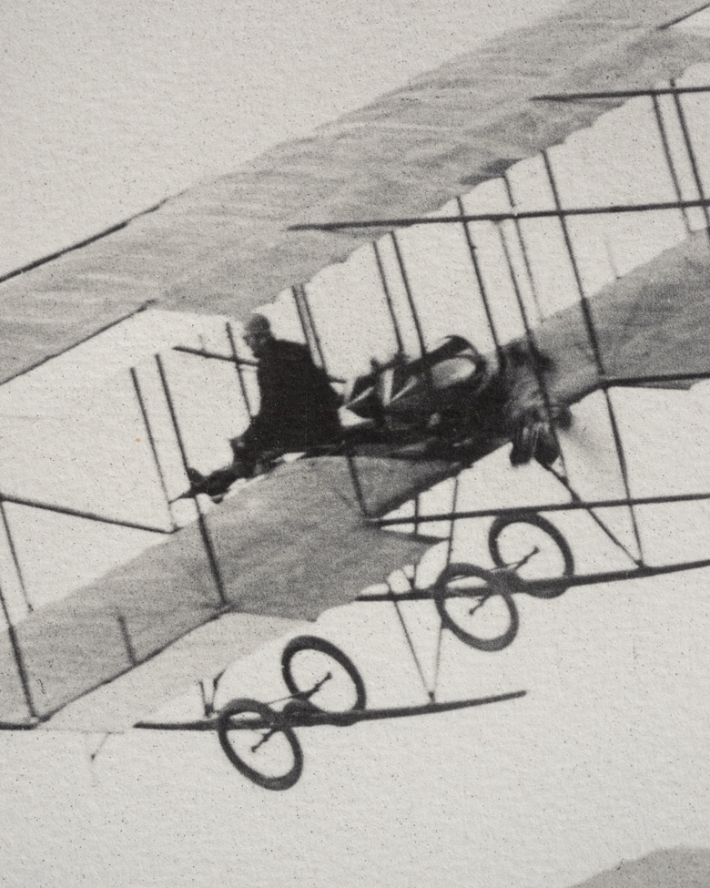 blackprint_edition_airplane1-1910-001B blackprint edition - Farman biplane 1 ca.1909, Limited edition numbered - detail