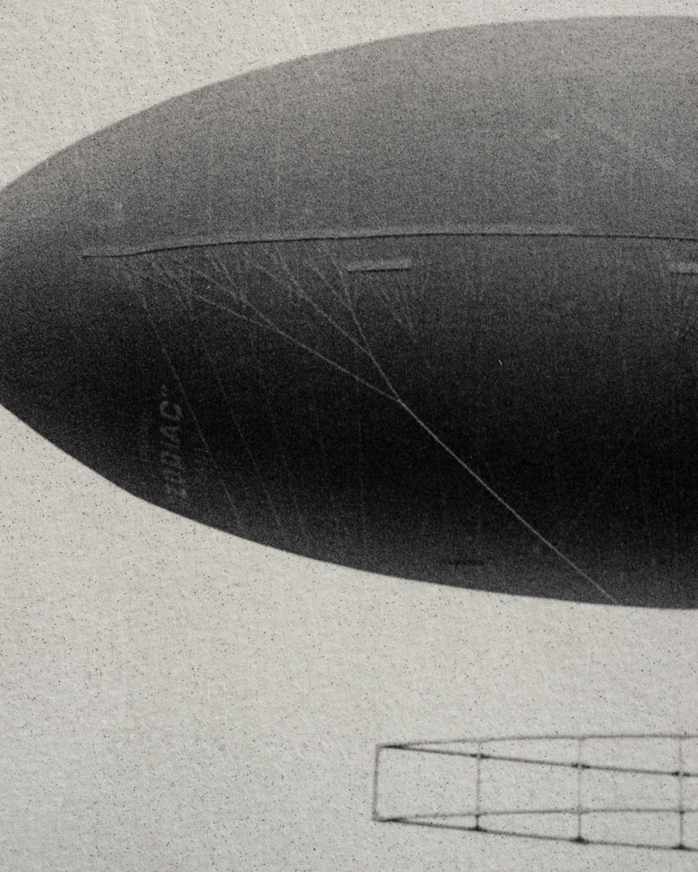 blackprint_edition_zodiac-1910-001C blackprint edition - ZODIAC Dirigible ca.1910, Limited edition numbered - detail